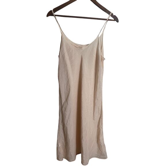 CP Shades Faye Slip Dress Cotton Silk in Peach  Lighweight Womans Medium - Picture 1 of 9